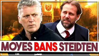 Tim Steidten BANNED from training ground & changing room | West Ham Sporting Director restricted