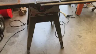 10” Craftsman Table Saw