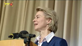 Stabilität und Frieden in der Welt: Verteidigungsministerin Usula von der Leyen in Mössingen