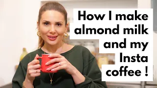 How I make almond milk and the most delicious coffee | ALI ANDREEA