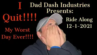 DOORDASH, SPARK, UBER EATS, GRUBHUB DRIVE RIDE ALONG - I QUIT!! MY WORST DAY EVER!!!!