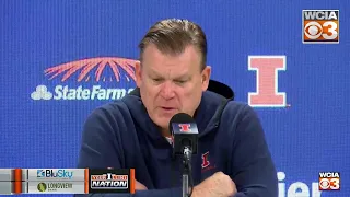 Press Conference: Brad Underwood previews his Illini taking on Penn State