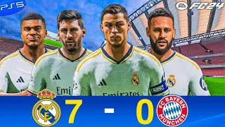 FIFA 24 - RONALDO,MESSI,NEYMAR,MBAPPE ALL STARS | Real Madrid vs Bayern Munich