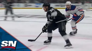 Kings' Viktor Arvidsson Makes Crafty Spin Move Before Scoring Five-Hole On Oilers' Stuart Skinner