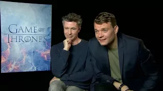 "Game of Thrones" Season 7 interview with Aidan Gillen & Pilou Asbaek