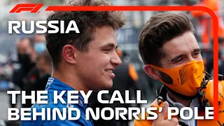 The Key Call Behind Norris' Pole | 2021 Russian Grand Prix