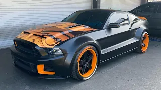 Chris Brown's Mustang Shelby GT500 Custom Wrap