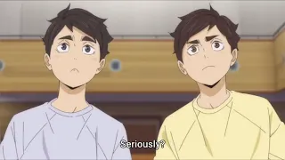 Young Miya Twins Scenes so Cute!!  Haikyuu Season 4 To The Top