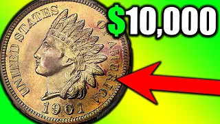 1901 Indian Head Pennies Worth Money!