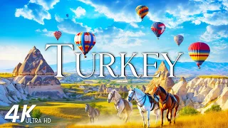 FLYING OVER TURKEY(4K Video UHD) - Relaxing Piano Music Along With Beautiful Nature Videos