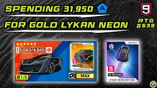 Asphalt 9 | Spending 31,950 Tokens for GOLD Lykan Neon | RTG #639