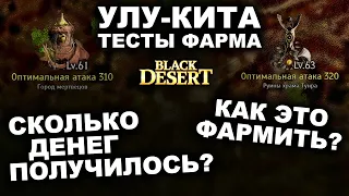 💰УЛУ-КИТА: Город мертвых, Руины храма Тунра. Тесты фарма серебра в БДО (BDO-Black Desert)