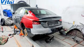 Audi A5 Sportback .  Замена заднего крыла 😎