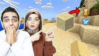 KUM AMA BİLDİĞİNİZ KUM DEĞİL  !! 😱 MİNECRAFT MOD