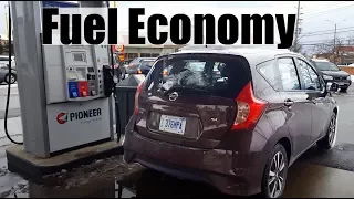 2019 Nissan Versa Note - Fuel Economy MPG Review + Fill Up Costs