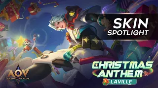 Laville Christmas Anthem Skin Spotlight - Garena AOV (Arena of Valor)