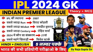 IPL 2024 | IPL GK | Sports Current Affairs | IPL 2024 Important Current Affairs 2024 | Sports Gk