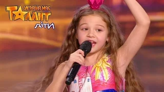 Beautiful princess sings on Ukraine's Got Talent.