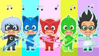 FIVE LITTLE BABIES compilation 🎵 With the pijama super heroes