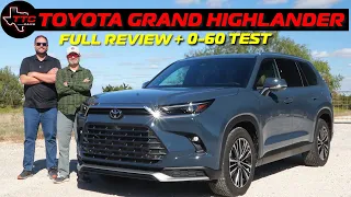 2024 Toyota Grand Highlander Hybrid MAX - FAST Family Hauler - Full Review + 0-60