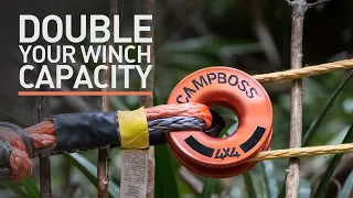 Double the capacity of your winch WITHOUT relying on a heavy snatch block for your 4WD recovery!