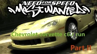 nfs most wanted (2005) chevrolet corvette c6.r run