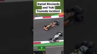 Daniel Ricciardo and Yuki Tsunoda incident