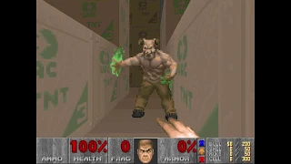 Final Doom TNT level 19, Shipping/Respawning: Hidden enemy