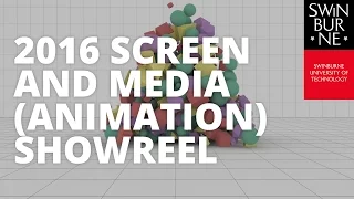 2016 Screen and Media (Animation) showreel