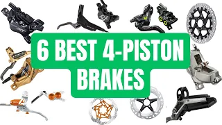 6 best and most powerful 4-piston mtb brakes - for downhill,  enduro, electric mountain bike brakes