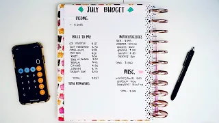 July Budget | Zero Based Budgeting | Dave Ramsey Inspired