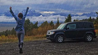 a rainy day of car life