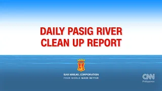 Pasig and Bulacan River SMC Clean Up Report - September 13, 2023 (Wednesday)