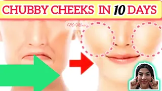 FULLER CHEEKS EXERCISE FOR BEGINNERS! Get Chubby Apple Cheeks, Lift Sagging Jowls, Laugh Lines