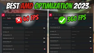 (NEW) AMD Radeon 2023 Settings 🔧 For GAMING, FPS Boost & Performance | OPTIMIZE AMD✔️