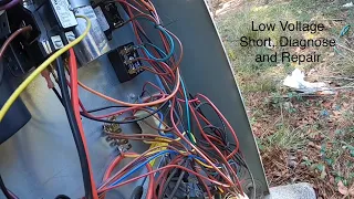 Blown transformer and low voltage short.