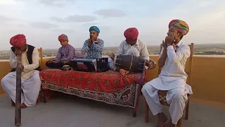 Morchang, Dholak & Didgeridoo performed by Khete Khan & The Jaisalmer Boys,  jaisalmer, March 2023