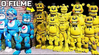 ANIMATRONICS MOVIE VS TODOS OS ANIMATRONICS GOLDEN FREDDY, FREDDY, CHICAS, BONNIE ...(O FILME 34)