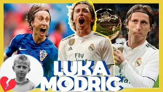 Historia de Luka Modric 🇨🇷 | La GUERRA Le QUITÓ TODO y el FUTBOL Se Lo DEVOLVIÓ