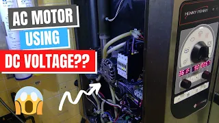 How Does this AC Voltage Motor Run Off of DC Voltage? Henny Penny Combi Oven Error 07-60.