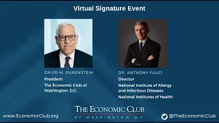 David Rubenstein interviews Dr. Anthony Fauci