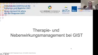 TriNationales GIST-Forum 2021: 13. Therapie- und Nebenwirkungsmanagement bei GIST