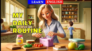 My Daily Routine | Learn English Through Stories | English Speaking | English Listening