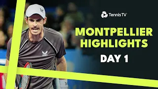 Murray Faces Paire; Bonzi, Munar & Mmoh Feature | Montpellier 2024 Highlights Day 1