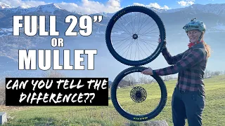 Full 29" v Mullet MX Mixed Wheel - Can You Tell the Difference? I was Surprised! Pt 1 Natural Trails