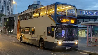 Kickdown!  Stagecoach Midlands 18398 (KX55 TLY) Route X17 From Leamington To CoVentry