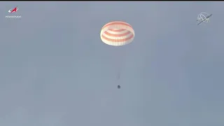 Soyuz module with three-man US-Russian crew lands on earth following ISS missions | AFP