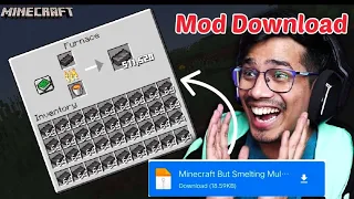 Minecraft But Smelting Multiplies Items Mod Download