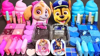 ASMR Paw Patrol Sky vs Chase Slime Mixing Random Into Slime! Satisfying Slime#ASMR#Slime#satisfying