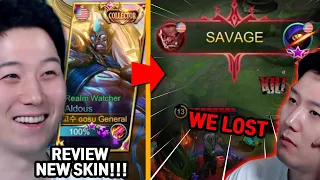 Gosu General failed to review New Aldous skin | Mobile Legends